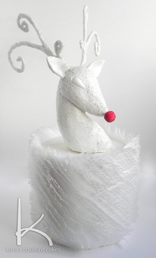 Reindeer Christmas Cake By Kara's Couture Cakes Reindeer Christmas Cake By Kara's Couture Cakes